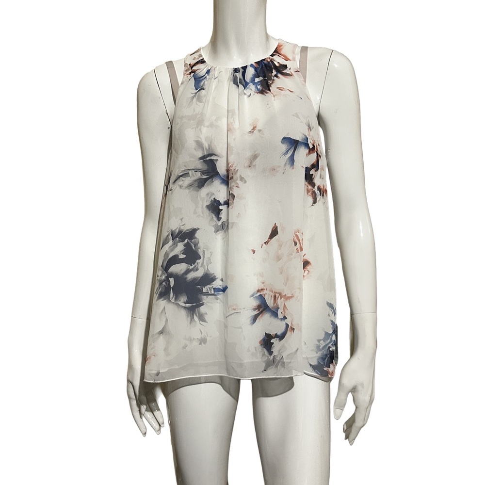 Floral Sleeveless Blouse